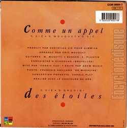 [Pochette de Comme un appel (PATSY) - verso]