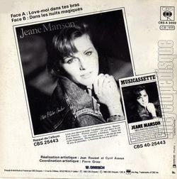 [Pochette de Love moi dans tes bras (Jeane MANSON) - verso]