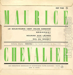 [Pochette de Le sous-marin vert (Maurice CHEVALIER) - verso]