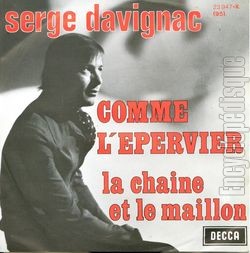 [Pochette de Comme l’pervier (Serge DAVIGNAC)]