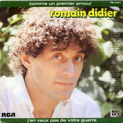 [Pochette de Comme un premier amour (Romain DIDIER)]