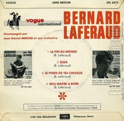 [Pochette de La fin du monde (Bernard LAFRAUD) - verso]