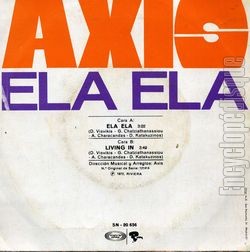 [Pochette de Ela Ela (AXIS) - verso]