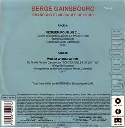 [Pochette de Requiem pour un con (Serge GAINSBOURG) - verso]