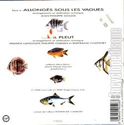 [Pochette de Allongs sous les vagues (RENAUD) - verso]