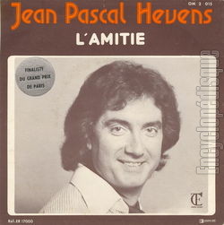 [Pochette de L’amiti (Jean Pascal HEVENS) - verso]