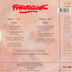 [Pochette de Flop 50 (PARODISIAK) - verso]