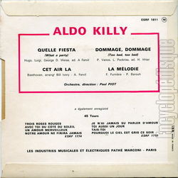 [Pochette de Quelle fiesta ! (Aldo KILLY) - verso]