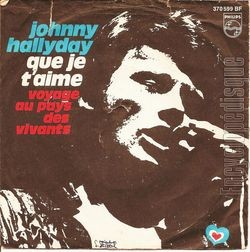 [Pochette de Que je t’aime (Johnny HALLYDAY)]