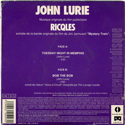 [Pochette de Ricqles (PUBLICIT) - verso]