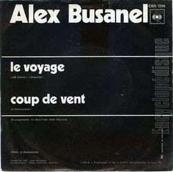 [Pochette de Le voyage (Alex BUSANEL) - verso]