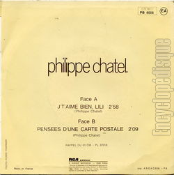 [Pochette de J’t’aime bien, Lili (Philippe CHATEL) - verso]