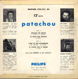 [Pochette de Voyage de noces (PATACHOU) - verso]