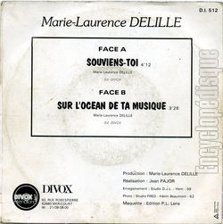 [Pochette de Souviens-toi (Marie-Laurence DELILLE) - verso]