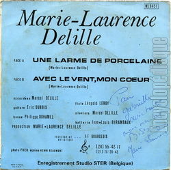 [Pochette de Une larme de porcelaine (Marie-Laurence DELILLE) - verso]