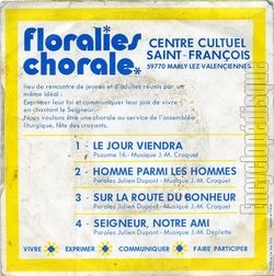 [Pochette de Le jour viendra (FLORALIES CHORALE) - verso]