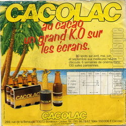 [Pochette de Cacolac (PUBLICIT) - verso]