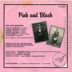 [Pochette de Long black train (The SOUTHERNERS) - verso]