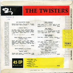 [Pochette de Twist session (The TWISTERS) - verso]