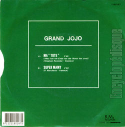 [Pochette de Ma "tute" (GRAND JOJO) - verso]