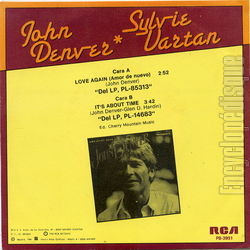 [Pochette de Love again (Sylvie VARTAN et John DENVER) - verso]