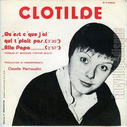 [Pochette de Qu’est-ce que j’ai qui t’plait pas ? (CLOTILDE) - verso]