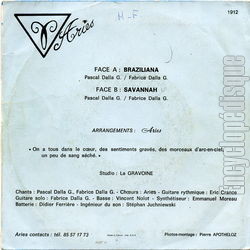 [Pochette de Brazilianna (ARIES) - verso]