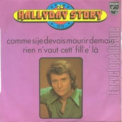 [Pochette de Hallyday Story 24 "Comme si je devais mourir demain" (Johnny HALLYDAY)]