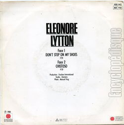 [Pochette de Don’t step on my shoes (lonore LYTTON) - verso]