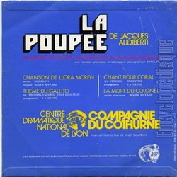 [Pochette de La poupe (THTRE / SPECTACLE) - verso]