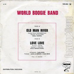 [Pochette de Old man river (WORLD BOOGIE BAND) - verso]