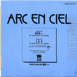 [Pochette de SOS (ARC-EN-CIEL (2)) - verso]