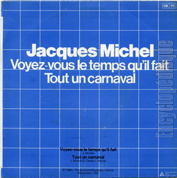 [Pochette de Voyez-vous le temps qu’il fait ? (Jacques MICHEL) - verso]