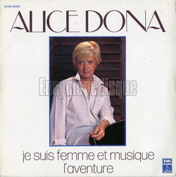 [Pochette de Je suis femme et musique / L’aventure (Alice DONA)]