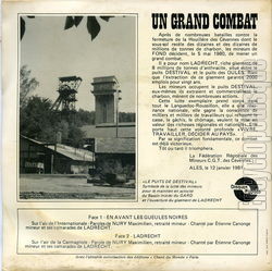 [Pochette de Un grand combat (tienne CANONGE) - verso]