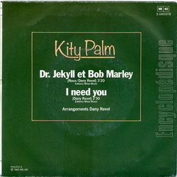 [Pochette de Dr Jekyll et Bob Marley (Kity PALM) - verso]