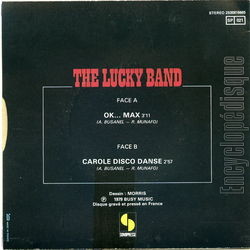 [Pochette de O.K. Max !! (THE LUCKY BAND) - verso]