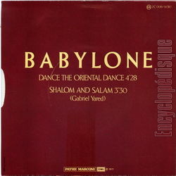 [Pochette de Dance the oriental dance (BABYLONE) - verso]