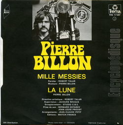 [Pochette de Mille messies (Pierre BILLON) - verso]