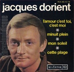 [Pochette de L’amour c’est toi, c’est moi (Jacques DORIENT)]