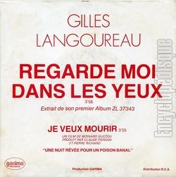 [Pochette de Regarde-moi dans les yeux (Gilles LANGOUREAU)]