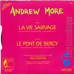 [Pochette de La vie sauvage (Andrew MORE) - verso]