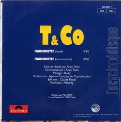 [Pochette de Marionnette (T & Co) - verso]