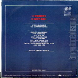 [Pochette de le bombardier (Gilles LHUILLIER) - verso]