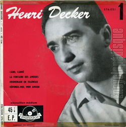 [Pochette de Cano, cano (Henri DECKER)]