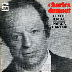 [Pochette de Ce soir, il neige (Charles DUMONT)]