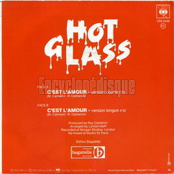 [Pochette de C’est l’amour (HOT GLASS) - verso]