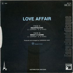 [Pochette de Earthquake (LOVE AFFAIR) - verso]