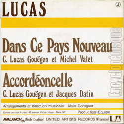 [Pochette de Dans ce pays nouveau (LUCAS) - verso]