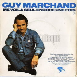 [Pochette de Les filles on n’sait jamais (Guy MARCHAND) - verso]